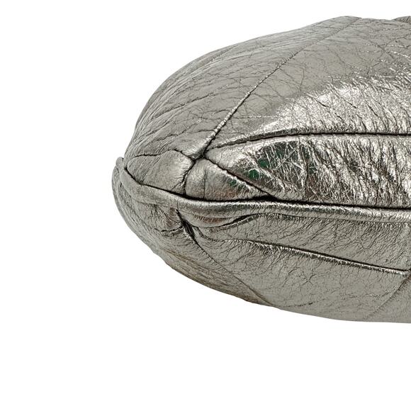 MARC JACOBS Collection Patchwork Metallic Leather Little Stam Bag in Silver - Picture 14 of 15